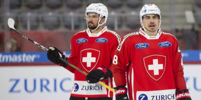 Kein Einsatz für Samuel Kreis (r.) und Vincent Praplan. Coronavirus