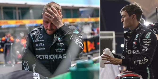 Mercedes Valtteri Bottas Russell