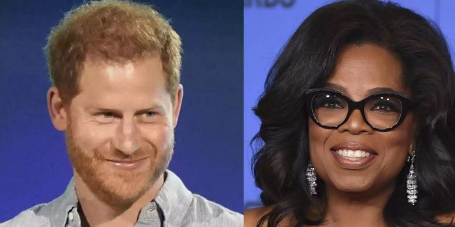 Prinz Harry hat mit Talkshowlegende Oprah Winfrey über viele Traumata gesprochen. Foto: Uncredited/AP/dpa