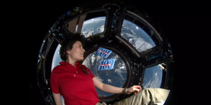 Samantha Cristoforetti an Bord der ISS