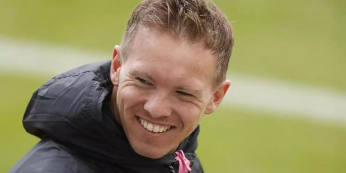 RB Leipzig fordert angeblich eine Ablösesumme im zweistelligen Millionen-Bereich für Trainer Julian Nagelsmann. Foto: Odd Andersen/AFP-Pool/dpa RB Leipzig fordert angeblich eine Ablösesumme im zweistelligen Millionen-Bereich für Trainer Julian Nagelsmann. Foto: Odd Andersen/AFP-Pool/dpa