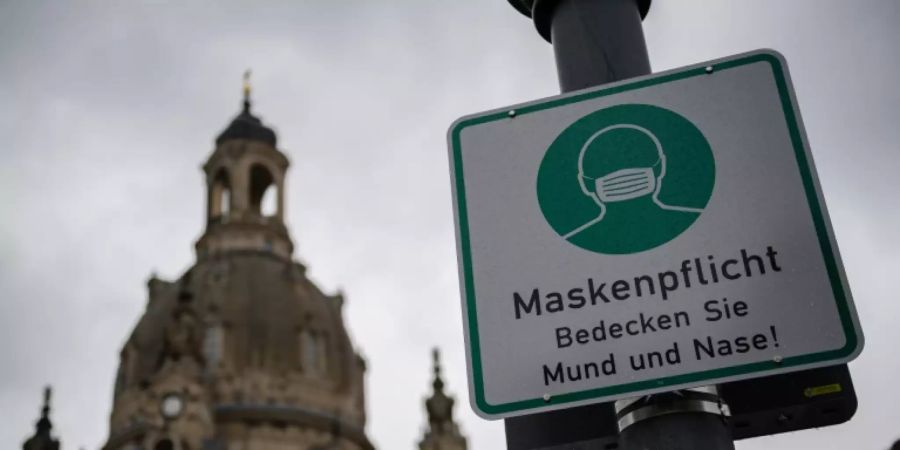 Schild in Dresden