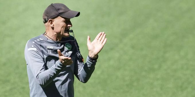 Peter Zeidler gönnte seinen Spielern beim FC St.Gallen eine längere Pause vor dem Cupfinal. FC St.Gallen