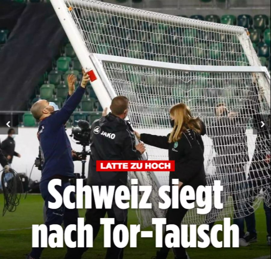 «Latte zu hoch» erklärt man bei «Bild»...