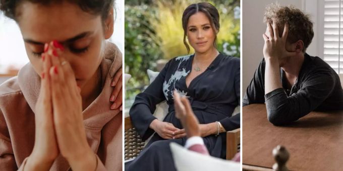 Meghan als Auslöser? - Betroffene posten Selfies aus Depressionszeit
