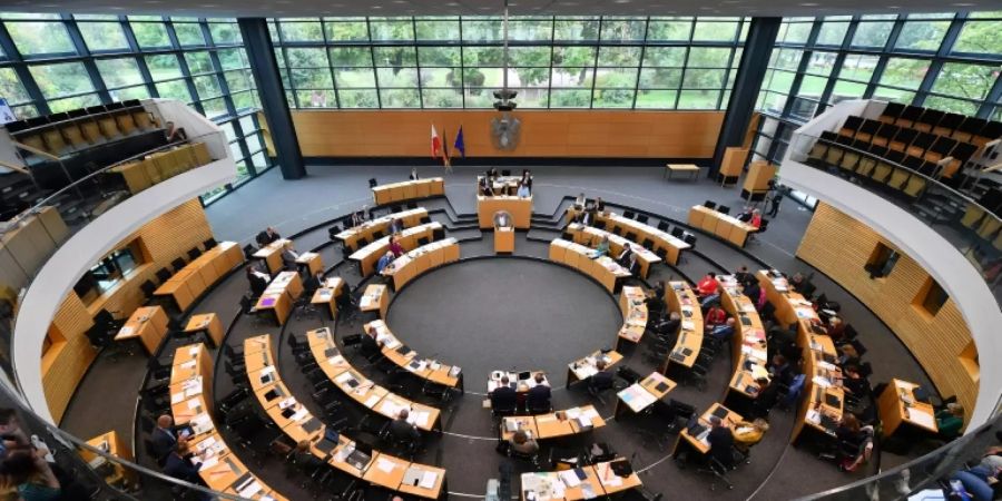 Der Landtag in Erfurt