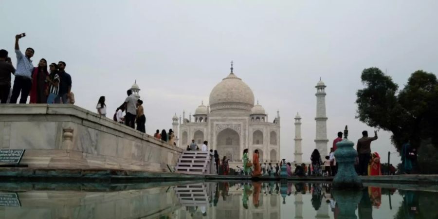 Smog am Taj Mahal