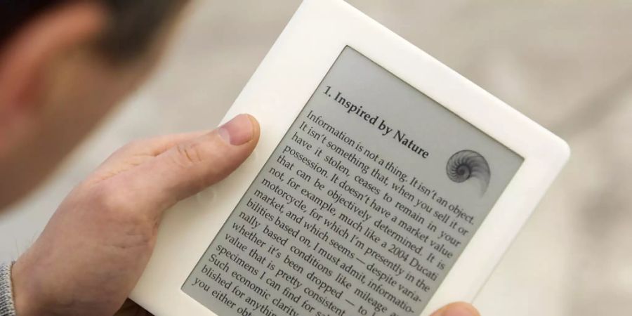 Digitale Bücher erfreuen sich wachsender Nachfrage. Die neuesten Modelle können mittlerweile Inhalte vorlesen. (Archivbild)