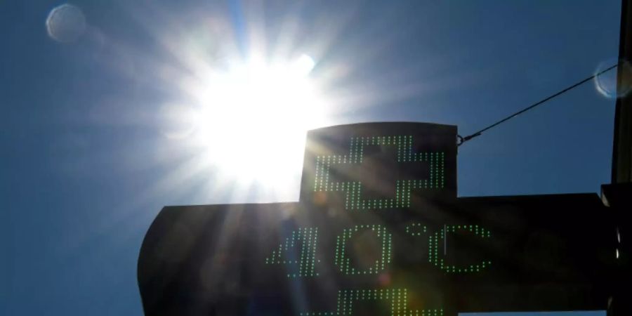 Rekordtemperaturen gab es auch im Oktober, nicht nur im Juli