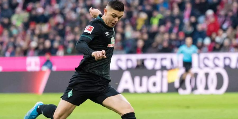 Soll Werder Bremen den Klassenerhalt sicher: Milot Rashica. Foto: Matthias Balk/dpa