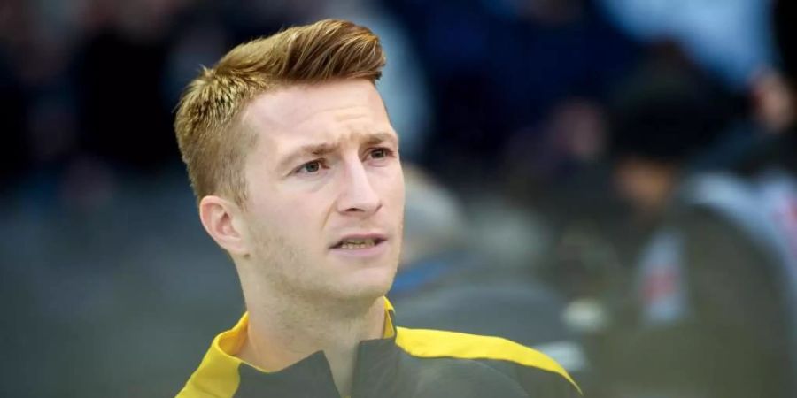 BVB-Stürmer Marco Reus muss auf das Spiel in Hoffenheim verzichten. Foto: Gregor Fischer/dpa