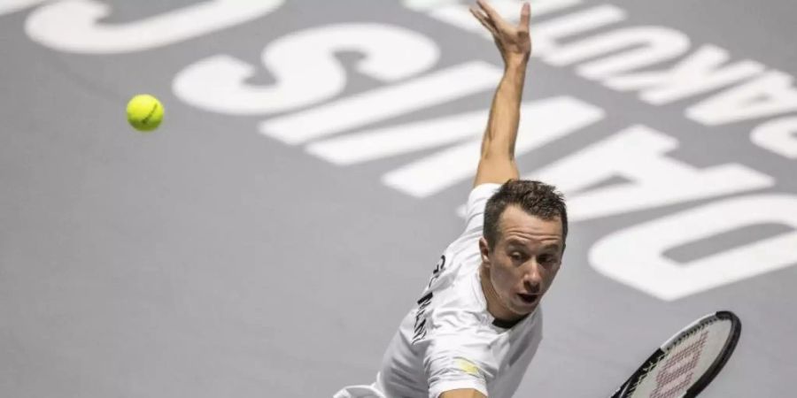 Die deutschen Tennis-Herren um Philipp Kohlschreiber treffen auf Weissrussland. Foto: Bernat Armangue/AP/dpa