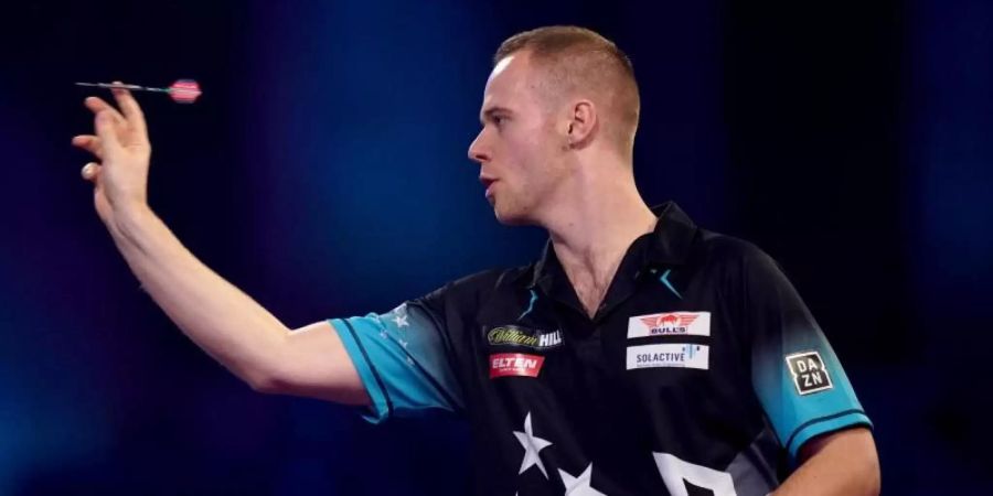Max Hopp will erstmals ins Achtelfinale. Foto: John Walton/PA Wire/dpa
