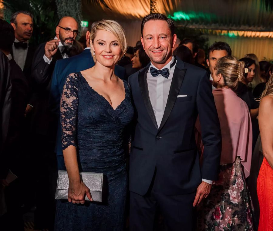 Natalie Rickli und ihr Freund Frank Eisenhut am Kispi-Ball in Zürich.