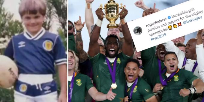 «Springboks» feiern - So gratuliert Federer Südafrika zum WM-Titel