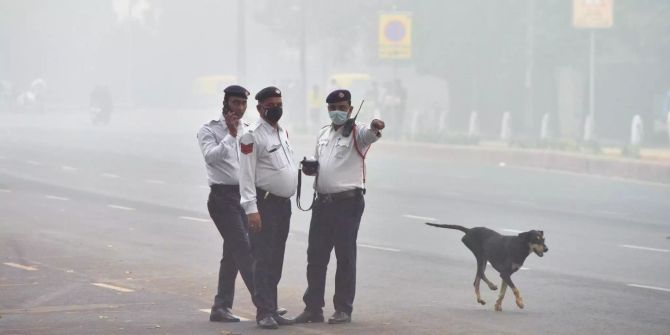 Smog in Neu-Delhi