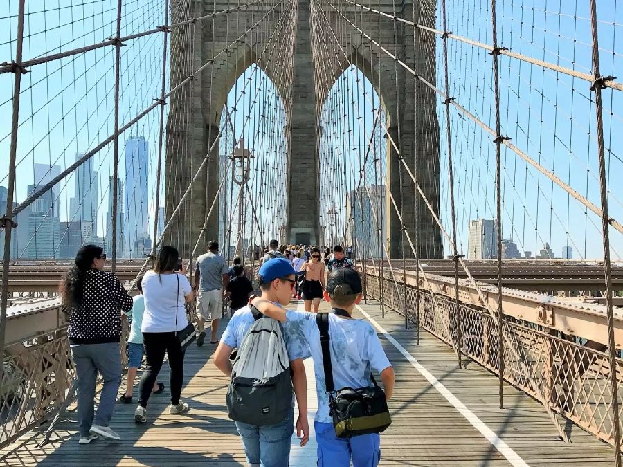 Die Brooklyn Bridge.