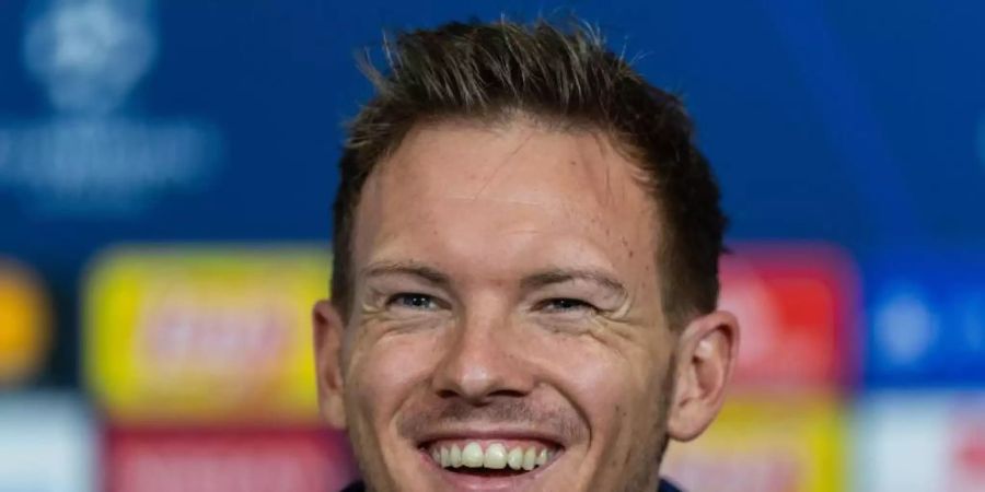 Hat mit Leipzig den Königsklassen-Gruppensieg im Blick: RB-Coach Julian Nagelsmann. Foto: Robert Michael/dpa-Zentralbild/dpa