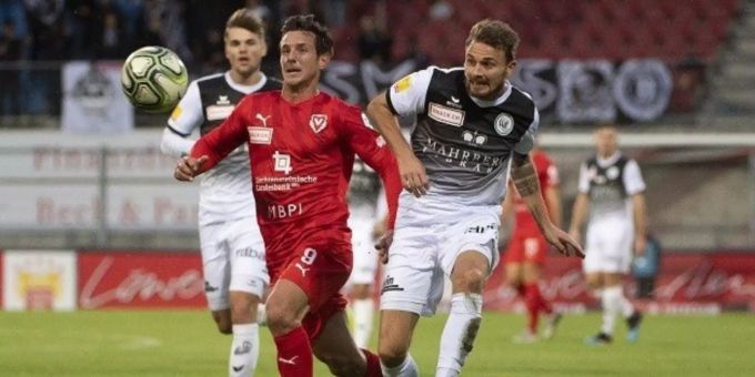 Der FC Vaduz spielt gegen Aarau 2:2-Unentschieden. fc vaduz