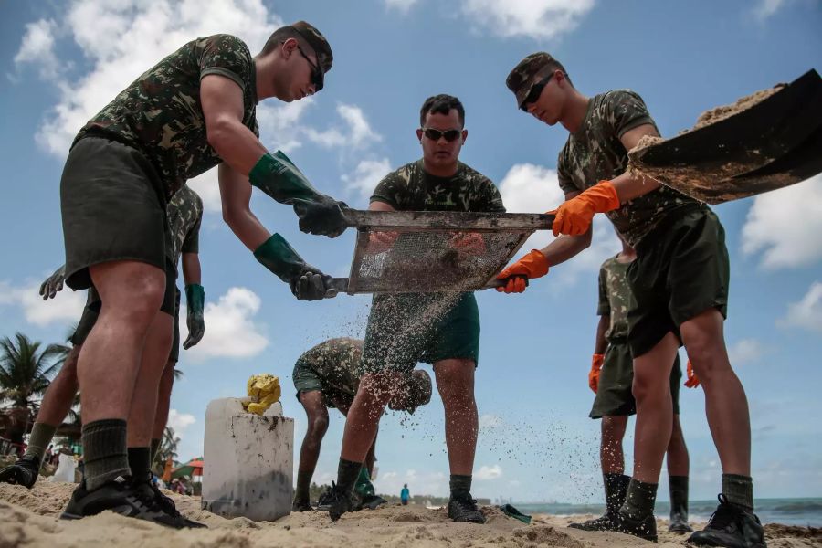 soldaten brasilien ölverschmutzung