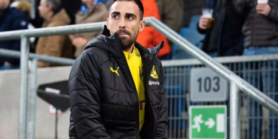 Paco Alcácer möchte den BVB verlassen. Foto: Tom Weller/dpa