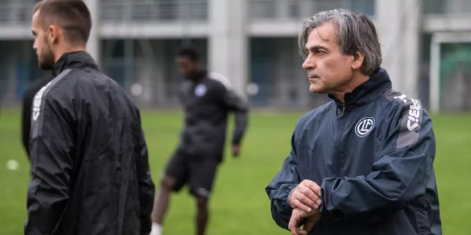 Maurizio Jacobacci bei seiner ersten Trainingseinheit mit dem FC Lugano. FC Lugano