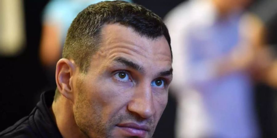 Würde nur für einen besonderen Anlass wieder in den Boxring steigen: Wladimir Klitschko. Foto: Kerstin Joensson/epa/dpa