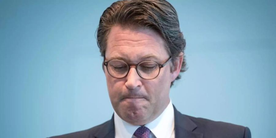 Unter Druck: Bundesverkehrsminister Andreas Scheuer (CSU). Foto: Sina Schuldt/dpa