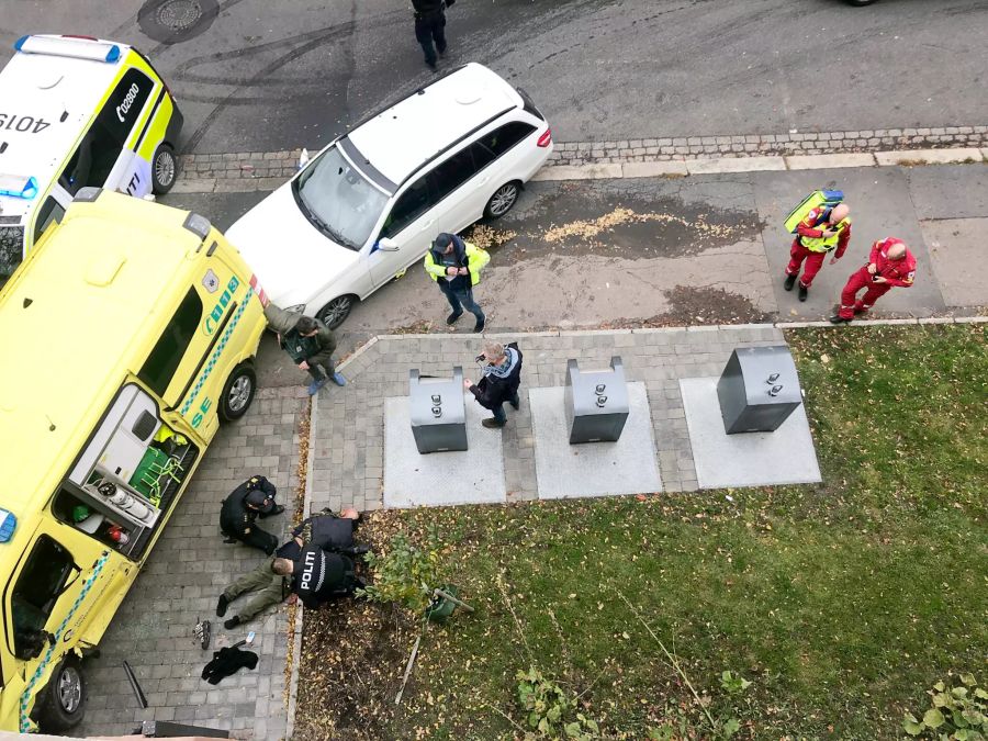 unfall gestohlenen krankenwagen oslo