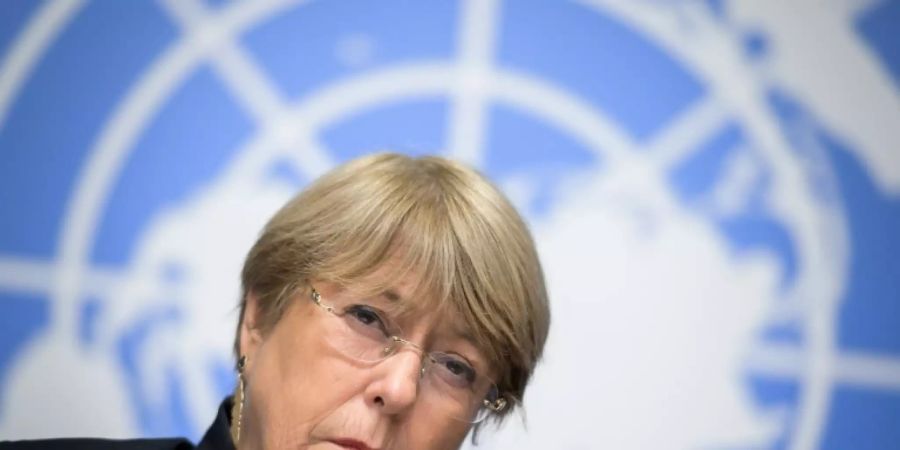 Die UN-Menschenrechtsbeauftragte Bachelet