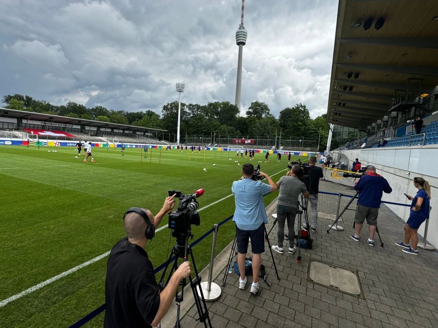 Das Medieninteresse vor dem Spiel gegen Deutschland ist gross.