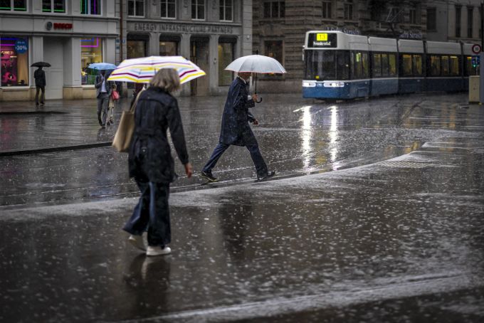 Regnerisches Wetter in der Schweiz. (Symbolbild) Wetter