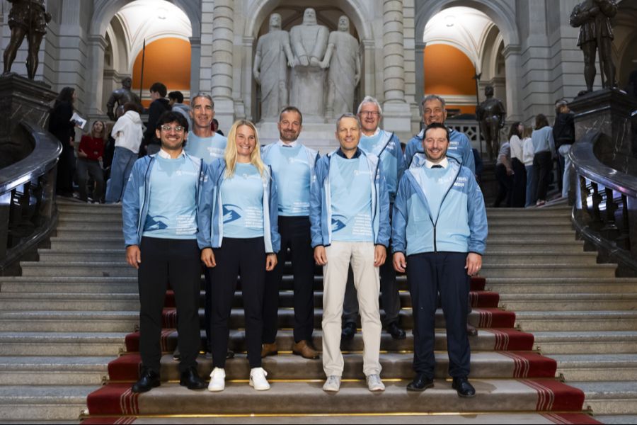 Die Gamsstaffel des Parlaments