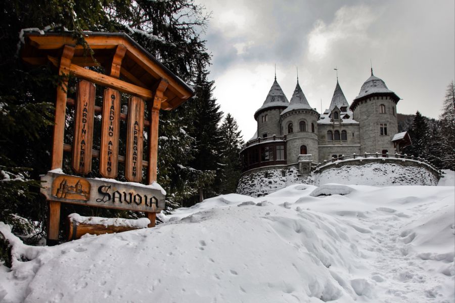 Schnee Schloss Savoia