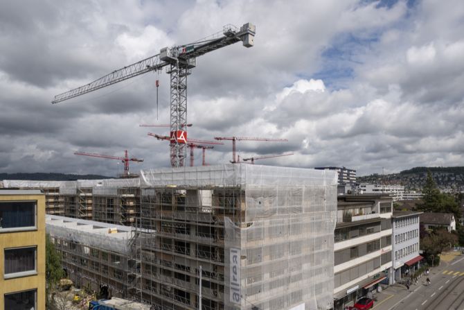 Zürich Baukräne Wohnungen Mietpreise