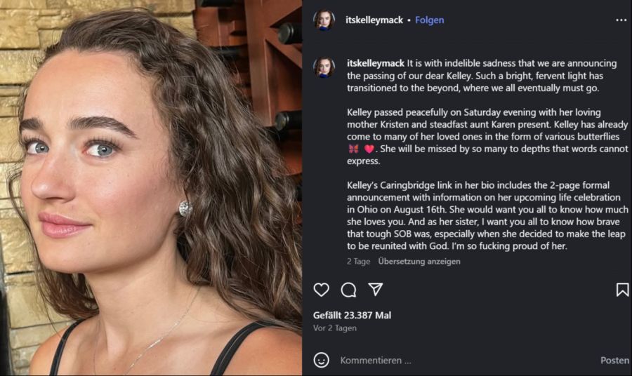 Kelley Mack tot Instagram