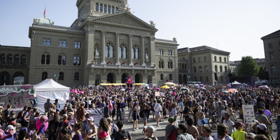Bundesplatz feministischer Streik