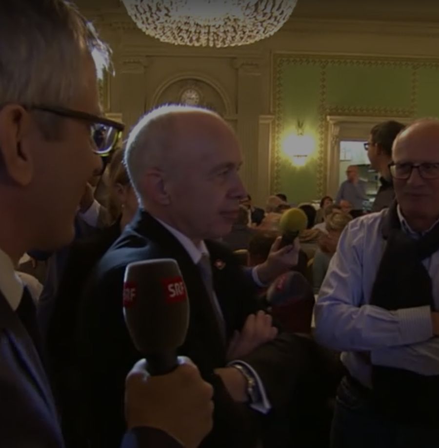 «Dabei war es einfach live, wir haben es nicht extra gemacht», sagt Gion-Duri Vincenz.