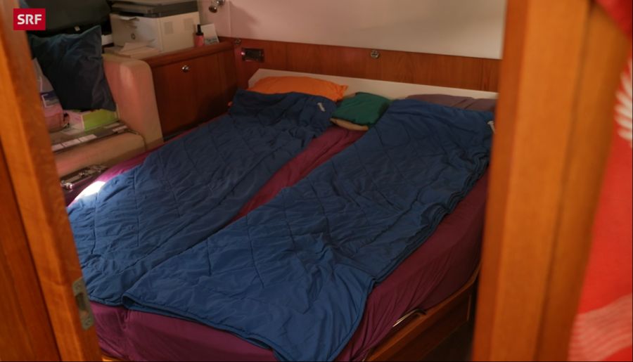Hier schlafen Franziska und Stefan Wüthrich.