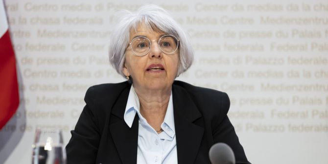 Baume-Schneider präsentiert neues Epidemiengesetz