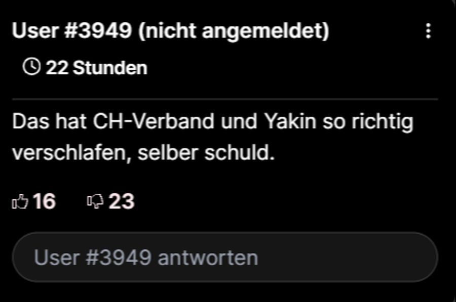 Hat man bei der Schweizer Nati um Direktor Pierluigi Tami geschlafen?