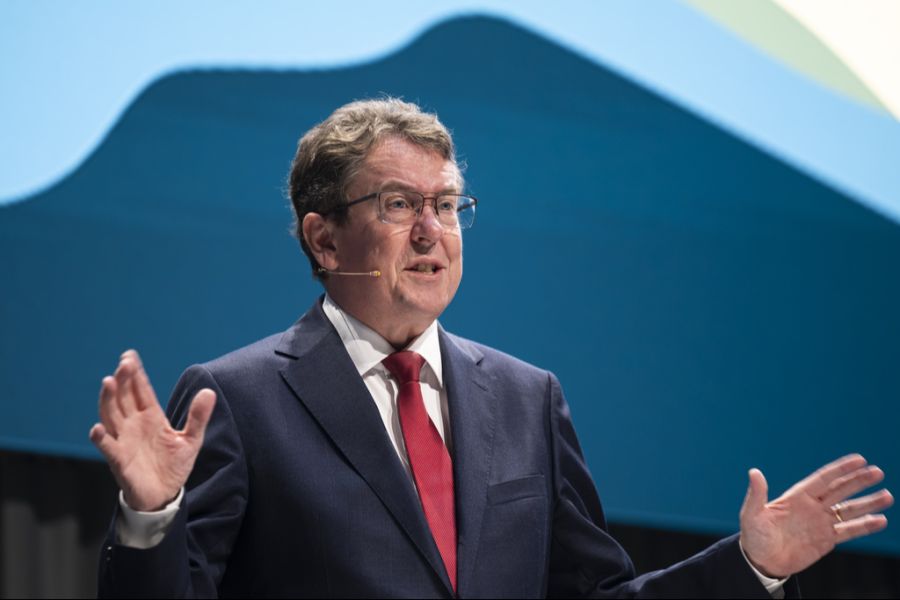 Albert Röstis Rede in einem Autohaus in Schaffhausen wurde gestört. (Archivbild)