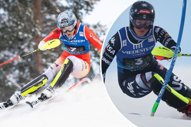 Wendy Holdener Mikaela Shiffrin