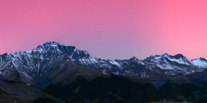 Polarlicht Adelboden