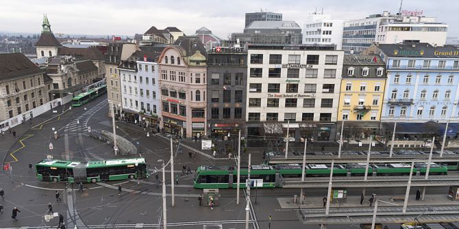 Der Centralbahnplatz Basel