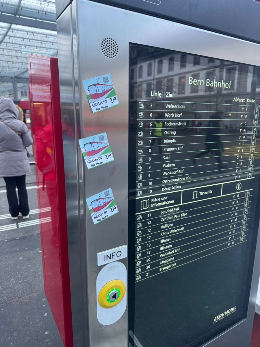 ... Anzeige-Tafeln oder ...