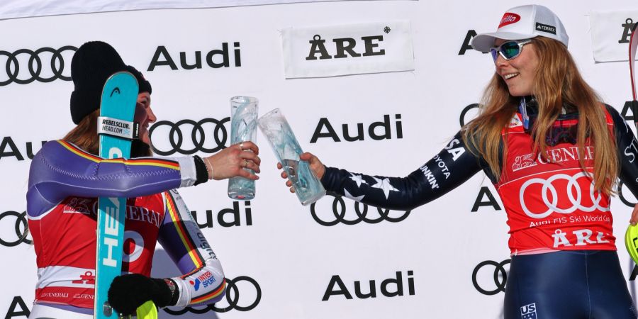 Emma Aicher Mikaela Shiffrin