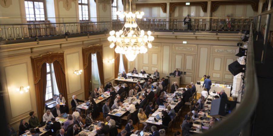 Der Grosse Rat des Kantons Thurgau soll künftig nach dem Doppelproporz nach Pukelsheim ermittelt werden. Im Bild eine Parlamentssitzung im Rathaus Frauenfeld. (Archivbild)