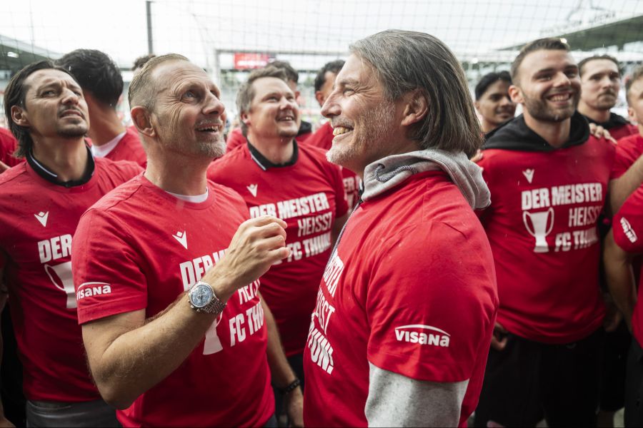 Mauro Lustrinelli und Andres Gerber sind die Baumeister hinter dem ersten Thuner Meistertitel.