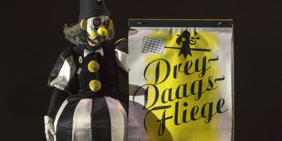 Einige Schnitzelbänke, unter ihnen die Dreydaagsfliege, haben es dieses Jahr an der Basler Fasnacht auf Trump abgesehen. (Archivbild)